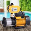 Multi Stage Water Pump Pressure Rain Tank Garden Farm House Irrigation 2000W Yellow Controller