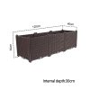 Elevated Raised Garden Bed Plants Vegetable Herb Flower Outdoor Plastic Planter Box
