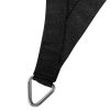 98% UV Sun Shade Sail Cloth Shadecloth Rectangle Canopy 280gsm – 3×6 m, Black