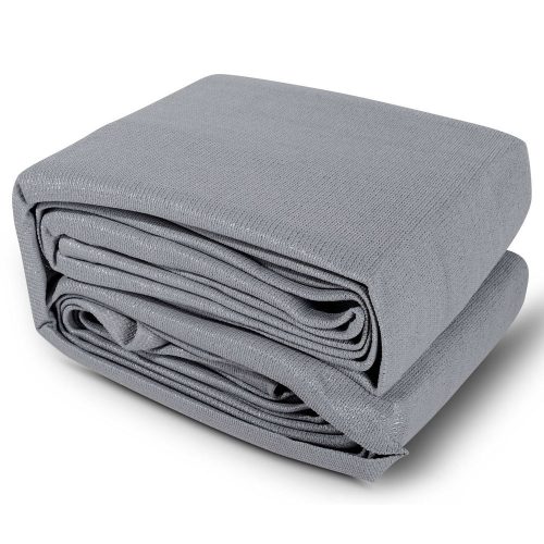 98% UV Sun Shade Sail Cloth Shadecloth Rectangle Canopy 280gsm – 5×6 m, Grey