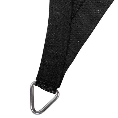 98% UV Sun Shade Sail Cloth Shadecloth Rectangle Canopy 280gsm – 5×7 m, Black