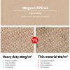 98% UV Sun Shade Sail Cloth Shadecloth Rectangle Canopy 280gsm – 5×7 m, Sand Beige