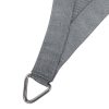98% UV Sun Shade Sail Cloth Shadecloth Rectangle Canopy 280gsm – 6×6 m, Grey