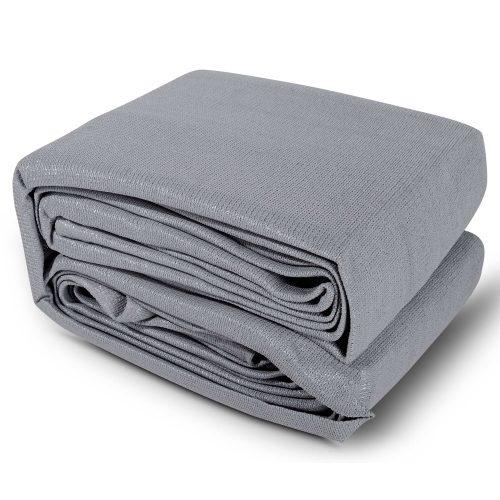 98% UV Sun Shade Sail Cloth Shadecloth Rectangle Canopy 280gsm – 6×6 m, Grey