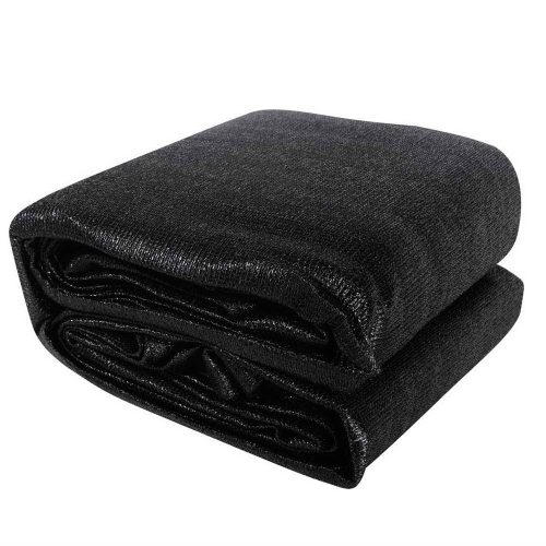 98% UV Sun Shade Sail Cloth Shadecloth Rectangle Canopy 280gsm – 6×8 m, Black