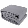 98% UV Sun Shade Sail Cloth Shadecloth Rectangle Canopy 280gsm – 6×8 m, Grey
