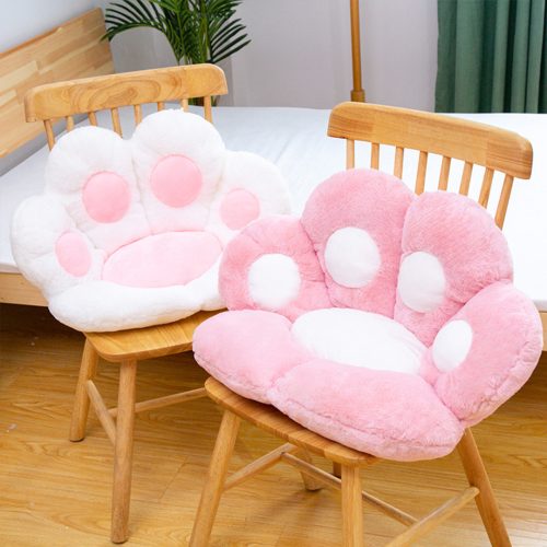 Paw Shape Cushion Warm Lazy Sofa Decorative Pillow Backseat Plush Mat Home Decor