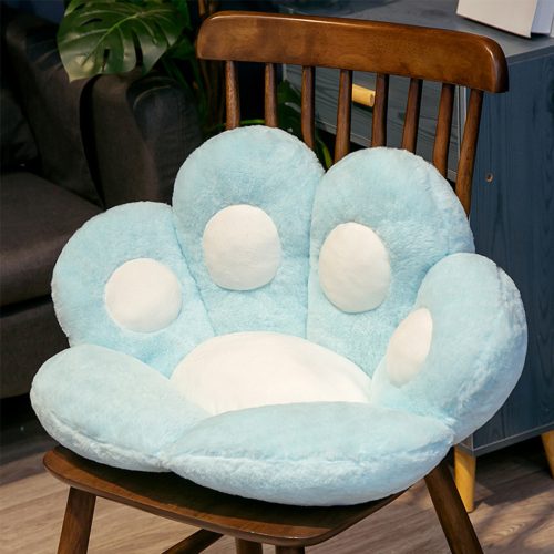 Paw Shape Cushion Warm Lazy Sofa Decorative Pillow Backseat Plush Mat Home Decor