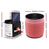 Electric Fence Energiser Solar Powered Energizer Charger + Tape – 2000M-3KM