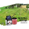Electric Fence Energiser Solar Powered Energizer Charger + Tape – 2000M-8KM