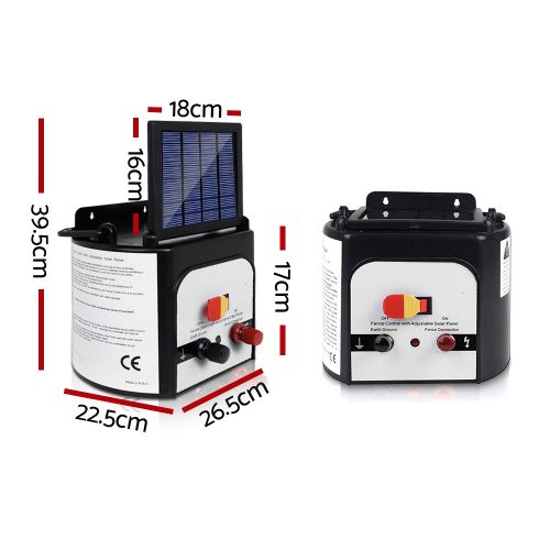 Solar Electric Fence Charger Energiser – 8 Km Coverage
