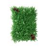 10x Artificial Grass Boxwood Hedge Fence Garden Green Wall Mat Outdoor