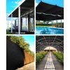 90% UV Shade Sail Cloth – 1.83×10 m, Black