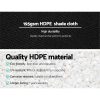90% UV Shade Sail Cloth – 1.83×10 m, Black