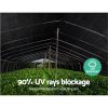 90% UV Shade Sail Cloth – 1.83×10 m, Black