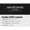 90% UV Shade Sail Cloth – 1.83×10 m, Black