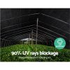 90% UV Shade Sail Cloth – 1.83×10 m, Black
