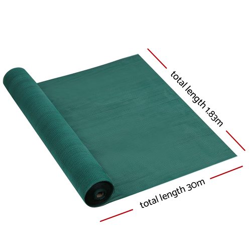 30% UV Shade Cloth Shadecloth Sail Garden Mesh Roll Outdoor – 1.83×30 m, Green