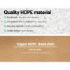 70% Sun Shade Cloth Shadecloth Sail Roll Mesh Outdoor 175gsm – 3.66×10 m, Beige