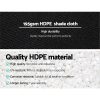 90% UV Shade Sail Cloth – 3.66×10 m, Black
