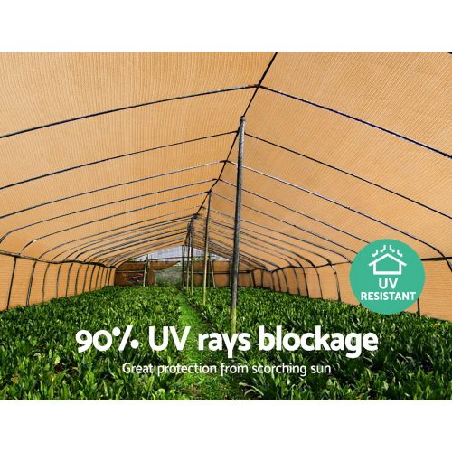 90% UV Shade Sail Cloth – 3.66×20 m, Beige