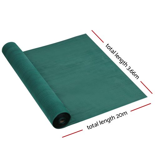 30% UV Shade Cloth Shadecloth Sail Garden Mesh Roll Outdoor – 3.66×20 m, Green