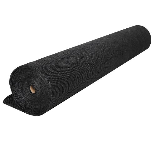 90% UV Shade Sail Cloth – 3.66×30 m, Black