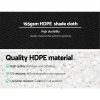 90% UV Shade Sail Cloth – 3.66×30 m, Black