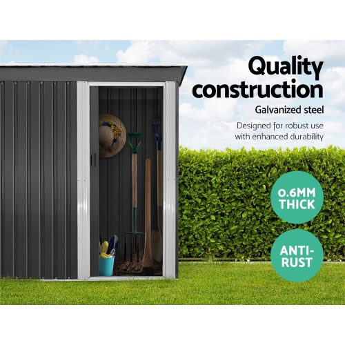 Garden Shed Outdoor Storage Sheds Tool Workshop – 1.64×0.86 m, Without Base