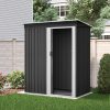 Garden Shed Outdoor Storage Sheds Tool Workshop – 1.64×0.86 m, Without Base