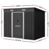 Garden Shed Outdoor Storage Sheds Tool Workshop – 2.38×1.31 m, Without Base