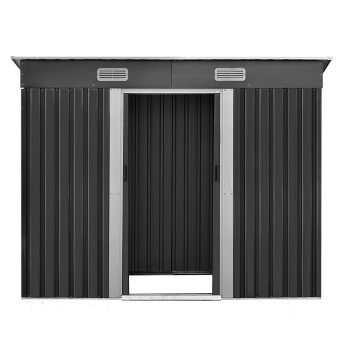 Garden Shed Outdoor Storage Sheds Tool Workshop – 2.38×1.31 m, Without Base