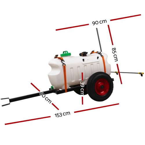 100L Weed Sprayer – BOOM Size 1.5 m + With Trailer