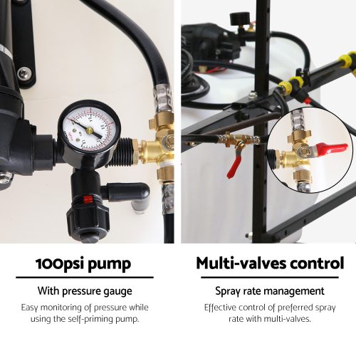 100L Weed Sprayer – BOOM Size 3 m + With Trailer