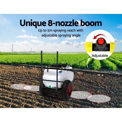 100L Weed Sprayer – BOOM Size 5 m + With Trailer