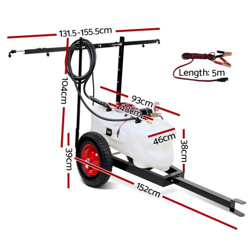 ATV Weed Sprayer Spot Spray Tank – 100 L