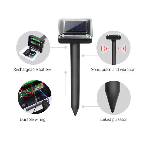 Vermitrap Ultrasonic Solar Powered Snake Repellent – 6