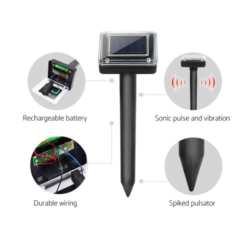 Vermitrap Ultrasonic Solar Powered Snake Repellent – 6
