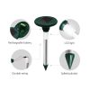 LED Solar Snake Repeller Pulse Plus Ultrasonic Pest Rodent Repellent – 6