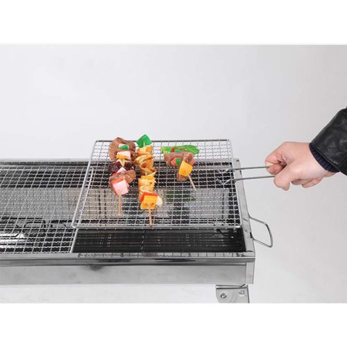 Skewers Grill Portable Stainless Steel Charcoal BBQ Outdoor 6-8 Persons – 1