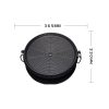 Portable Korean BBQ Butane Gas Stove Stone Grill Plate Non Stick Coated Round – 2