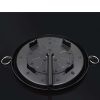 Portable Korean BBQ Butane Gas Stove Stone Grill Plate Non Stick Coated Round – 2