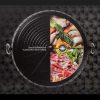 Portable Korean BBQ Butane Gas Stove Stone Grill Plate Non Stick Coated Round – 2