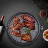 Portable Korean BBQ Butane Gas Stove Stone Grill Plate Non Stick Coated Round – 2