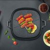 Portable Korean BBQ Butane Gas Stove Stone Grill Plate Non Stick Coated Square – 1