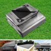 Tarp Tarpaulin 3×3.6m Canvas Camping Heavy Duty Sun Cover