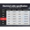 Twin Core Wire Electrical Automotive Cable 2 Sheath 450V 6MM – 10M