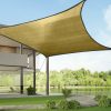 Sun Shade Sail Cloth Canopy Outdoor Awning Rectangle 5x3M – Sand