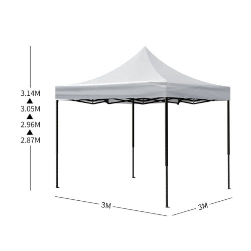 Gazebo Tent 3×3 Outdoor Marquee Gazebos Camping Canopy Wedding – Silver