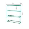 Plant Shelve Garden Greenhouse Steel Storage Shelving Frame Stand Rack – 4 Tier